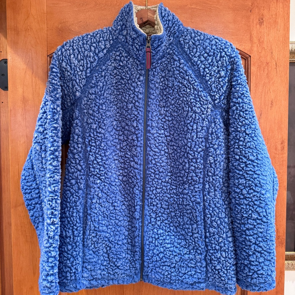 Cozy Blue Sherpa Jacket